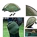 Wagen Hammock with Mosquito Net, Extra Light Parachute Nylon Fabric Hammock Net, Tree Tent for Outdoors/ Camping/ Garden/ Backyard, 98x47 Inch, Deep Green