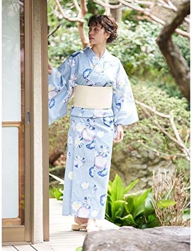 Amazon イーハイフンワールドギャラリー E Hyphen World Gallery あさがお柄浴衣 ブルー F 浴衣 通販