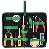 Soldering Iron Kit 60W 110V Welding Soldering Iron - Portable Solder Iron for Electronics Includes Solder Sucker, Desoldering Wick, Solder Wire & More with Tool Carry Case