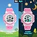 Kids Digital Watch, Boys Girls 50M(5ATM) Waterproof 7 Colors LED Multifunctional Sports Outdoor Wrist Watches with Alarm for Children