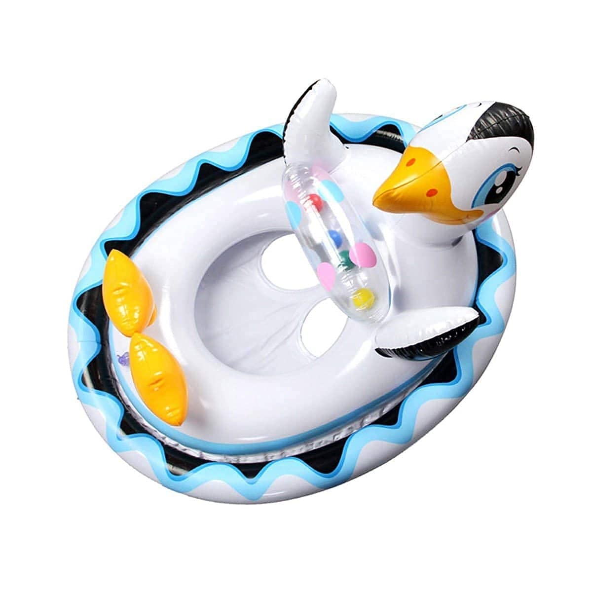 Nivido Enterprise Inflammable Pool Ride Baby Bath Ring Inflatable Water Ring Toy For Kids
