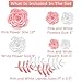 Paper Flowers Decorations for Wall, Nursery Decor, Wedding, Baby & Bridal Shower, Hanging Flower Backdrop, Floral Party Decoration, Centerpieces, Large 3D, Pink & White