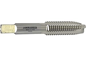 Accusize Industrial Tools 5/8-11Nc H.S.S. Spiral Point Tap, 3 Flutes, American Standard, Fully Ground, Spt-5/8-11