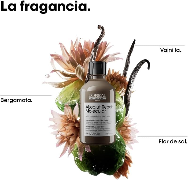 L'Oréal Professionnel Absolut Repair Molecular, Champú Reparador 500ml