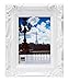 kieragrace Virginia Ornate Photo Frame, 5 by 7-Inch, White
