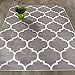 Sweethome King Collection Grey Moroccan Trellis Design (5'3