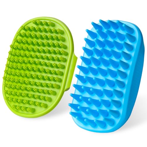 KQUQK Dog Bath Brush Set