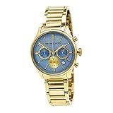 Michael Kors Chronograph Turquoise Dial Gold-tone Ladies Watch MK5910