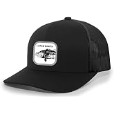 Heritage Pride Fish Hat Embroidered Patch Mesh Back Trucker Hat Baseball Cap