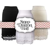 Peekaboo-Chic Snap Dragon Half Slip Skirt Extender