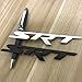 UpAuto SRT Emblem Badge Front Grill Grille Nameplate for Dodge Challenger Charger Jeep Grand Cherokee (Silver)