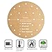 Numola Air Fryer Parchment Paper Liners, 100 Pcs Disposable Papers Liner for Baking, 9 Inch Safe and Non-stick Unbleache Steamer Liner for Microwave, Oven, Steaming Basket
