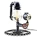 Y-Nut Loft Style Vintage Metal Dimmable Table Lamp with Wood Base, Sam, Steampunk Industrial, Night Light, Desk Light, QTF-SJ01