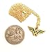 DC Wonder Woman Pendant Gold Plated 18