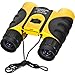BARSKA 10x25 Compact Waterproof Binocular (Yellow)