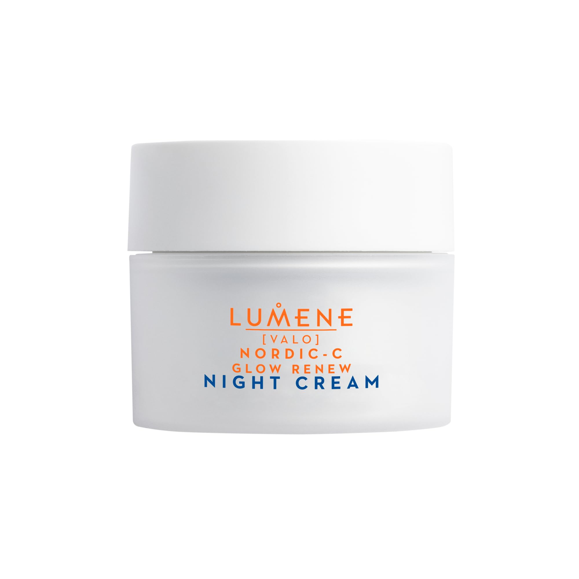 LUMENE Nordic-C [VALO] Glow Renew Night Cream | Radiance-Boosting Moisturizer with Arctic Cloudberry, Hyaluronic Acid & Vitamin C | Antioxidant-Rich | Hydrating and Revitalizing | Vegan | 50 ml