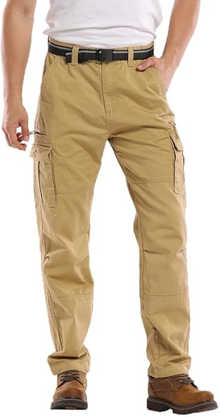 men's cotton military cargo pants