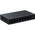 SODOLA 8 Port Gigabit Ethernet Switch|Desktop/Wall-Mount|Plug & Play| Fanless |Metal Housing|Fanless Design|Desktop Ethernet Splitter|Quiet Unmanaged Network Switch