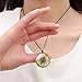 JIAYIQI Unisex Retro Style Shipping Compass Glass Time Gem Pendant Long Bronze Chain Collar Necklace