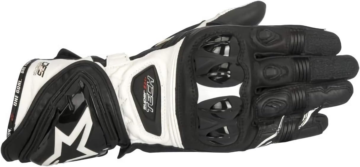 AlpinestarsMotorcycle gloves Supertech Gloves Black White