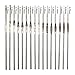 Ardour Van LAYOER Aluminum Steel Handle Crochet Hooks Knitting Needles Sets 24 pcs with Bag