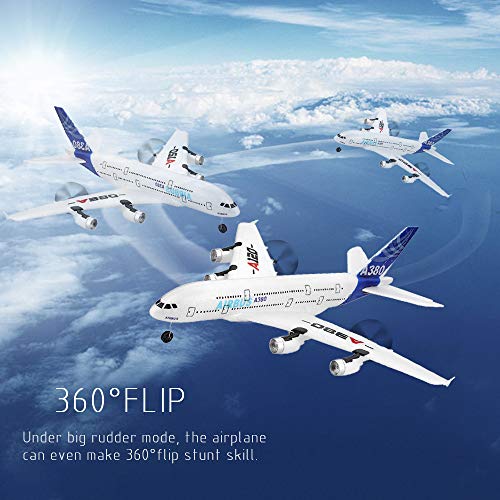 Goolsky Wltoys XK A120 Airbus A380 Model Plane 3CH EPP 2.4G Remote Control Airplane Fixed-Wing RTF Toy - Thumbnail 4
