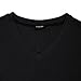 HUSKARY Womens Casual Pocket Beach Long Dress Short Sleeve Split Loose Maxi Dress, Black 01, Medium