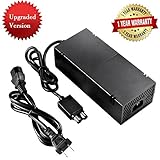 Upgraded Version Xbox One Power Supply Brick, Akmac AC Adapter Power Supply Charger Cord Replacement for Xbox One 100-240V, Black
