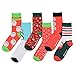 Premium Fun and Colorful Holiday Crew Socks in Custom Gift Box