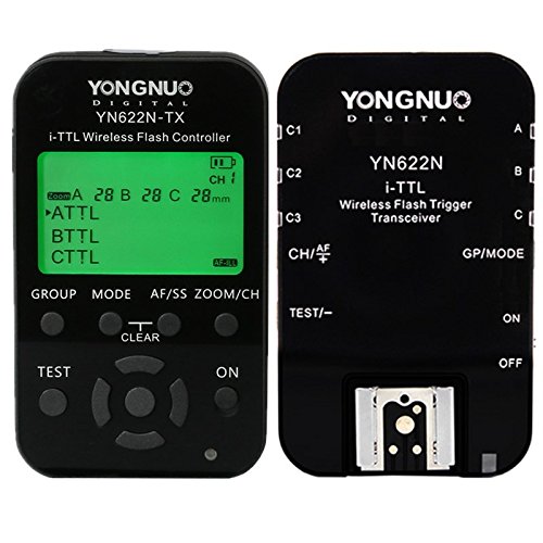 Yongnuo YN622N-KIT Wireless HSS iTTL Flash Trigger Kit Transceiver+Controller for Nikon Camera