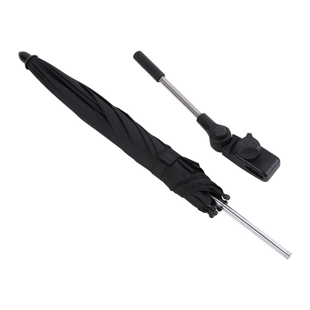Tnfeeon Baby Parasol, Universal Baby UV Sun Umbrella for Pushchairs with Adjustable Fixing Clamp