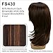 Vivica A Fox Hair Collection Sunflower Natural Baby Swiss Lace Front Wig Invisible New Futura Fiber Lace Part, Fs4/30, 14.3 Ounce