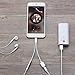 Headphone Adapter and Splitter Compatible 3.5mm Headphone Jack AUX Audio 2 in 1 Adaptor Headset Connector Earphone Accessories for iPhone X/8/8 plus/7/7 Plus Compatible with iOS 11.4 or Laterthumb 2