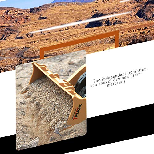 W&HH RC Radlader,1:18 Ferngesteuerte Baufahrzeuge, Professioneller RC-Bagger Mit 7 Kanälen Batteriebetriebener… – Bild 8