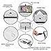 YASHINE Portable Baby Changing Pad Built-in Head Cushion Waterproof Travel Clutch Diaper Bag for Toddler, Clean Hands Mat Station Grey