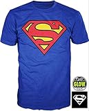 Superman Glow in the Dark Logo Men's T-shirt
