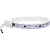 Maxxima 12 in. Hardwired LED Under Cabinet Strip Light, 460 Lumens, 3000K | Warm White, Kitchen and Living Room 120V White Cove Lighting, No Power Supply Needed