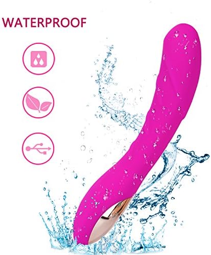 Cordless Massager Electric Massagers Wireless + Multi-Mode Massage Stick - 12 Mode Vibration - Daily Waterproof &amp; USB Rechargeable - Ergonomically Designed - Medical Grade Silicone (Purple)