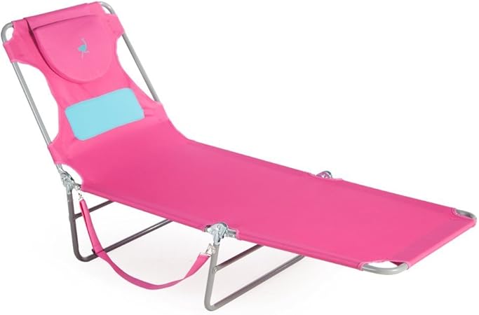 ostrich folding chaise lounge