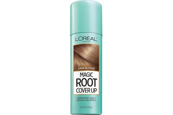 L'Oreal L'Oreal Paris Magic Root Gray Hair Cover Up, Dark Blonde, 2 oz | 100% Gray Hair Coverage with Buildabl