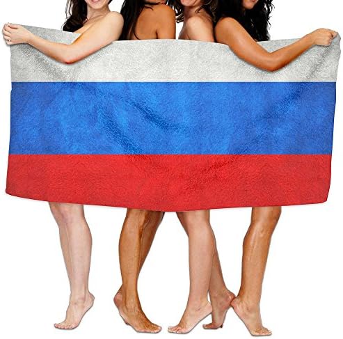 Russian Federation Flag Bath Towel Bath Sheets, Beach Hand Turkish Towel, Super Soft Wash Cloth Facecloth Towel Set For Home &amp; Spa Collection Use (31.551.2inches)