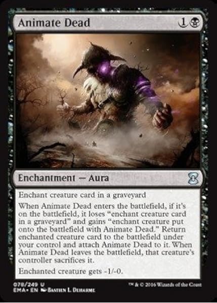 Amazon Com Magic The Gathering Animate Dead 078 249 Eternal Masters Toys Games Amazon Com Magic The Gathering Animate Dead 078 249 Eternal Masters Toys Games