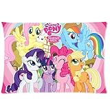 Hasbro Funny Cute Pink My Little Pony:Friend Is Magic Lovely Standard Zippered Pillowcase Cover 20