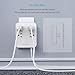 Multi Plug Outlet, dodocool Wall Mount Adapter USB Charging Station 1250W Smart 4 AC Outlets, 4 Ports USB Charger with AIQ Charging Tech/LED Indicator for Smartphones/Tablets and More