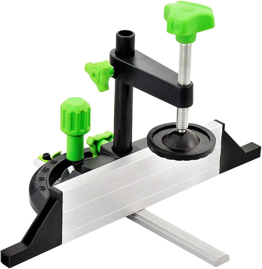 Gauge and Box Joint Jig Kit with Adjustable Flip Stop Woodworking Table Saw Tool