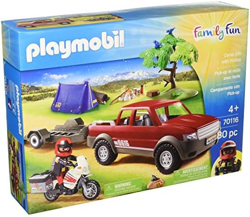 PLAYMOBIL 70116 Camp Site with Pick Up 