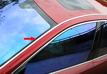 Amazon ニッサン スカイライン V37 新型フーガ アクセサリー カスタム パーツ Skyline V37 0gt 350gt Fuga 用品 社外品 ルーフガーニッシュ Ns017 ルーフスポイラー 車 バイク