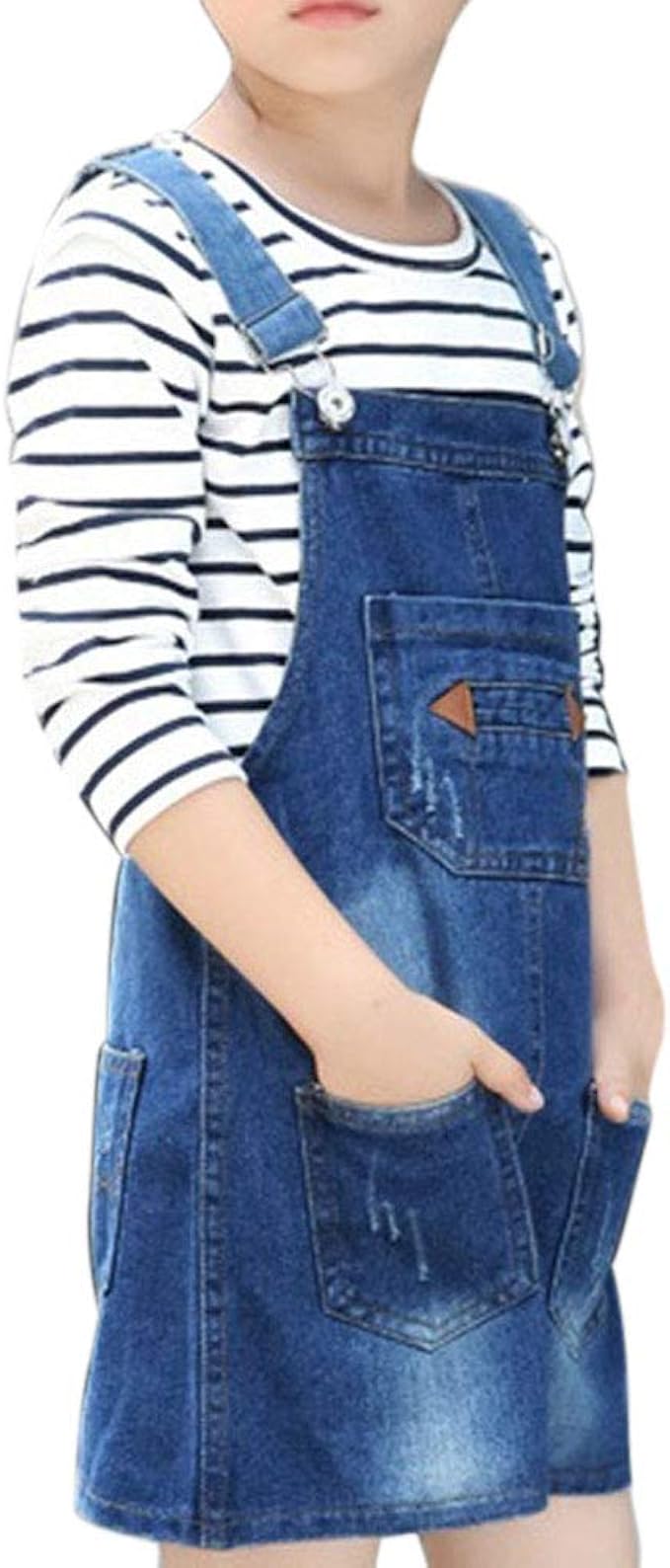 baby girl jean overall dress
