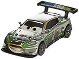 DISNEY PIXAR CARS 2015 RELEASE NIGEL GEARSLEY SILVER RACER SERIES EXCLUSIVE DIE-CAST