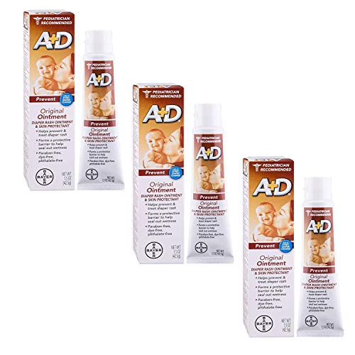 A+D Original Diaper Rash Ointment, Baby Skin Protectant with Lanolin